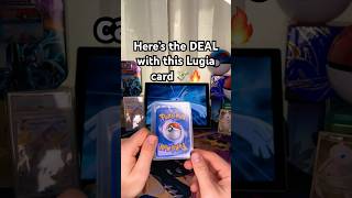Here’s the DEAL with this Lugia Pokémon Card! 🔥👍 #pokemoncards #kartupokemon #rarepokemon #shorts