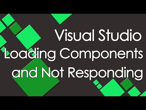 Visual Studio "Loading Components" and not responding on startup