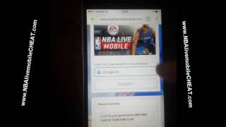 NBA Live Mobile Cheat - Generate unlimited NBA Cash