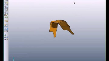CADCAM   Flange unfolding using VISI Progress720p H 264 AAC