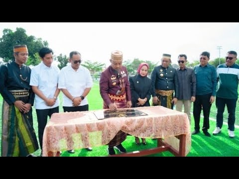 Lapangan Gaspa Diresmikan Gubernur Sulsel