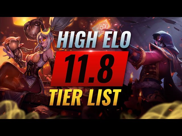 HIGH ELO Best Champions TIER List - League of Legends Patch 11.3
