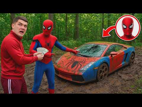 Verlassener Spider-Man-Lamborghini nach heftigem Unfall entdeckt – Wo steckt Spider-Man?