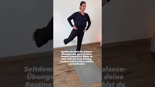 2 Balance-Übungen für mehr Stabilität &amp; Kraft 💪🏼