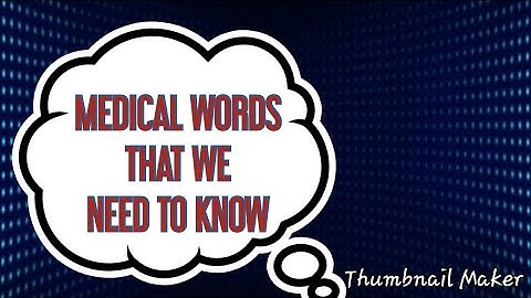 ROHINGYA VOCABULARY LESSON: Medical Words We Need To Know By Elevation Of Future