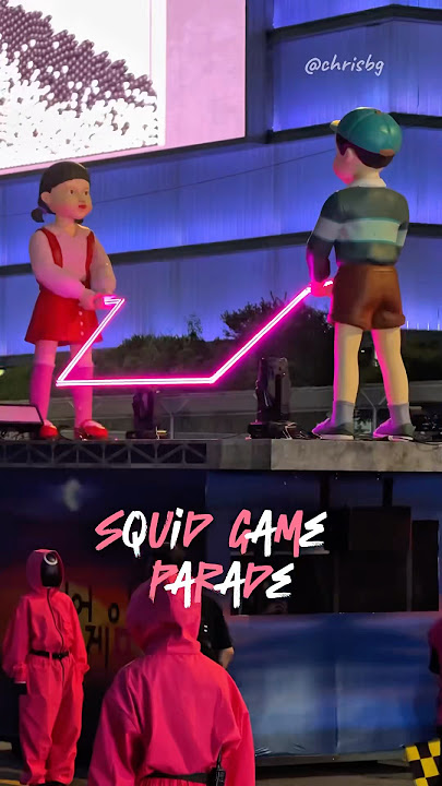 Squid Game 3 Parade in Seoul