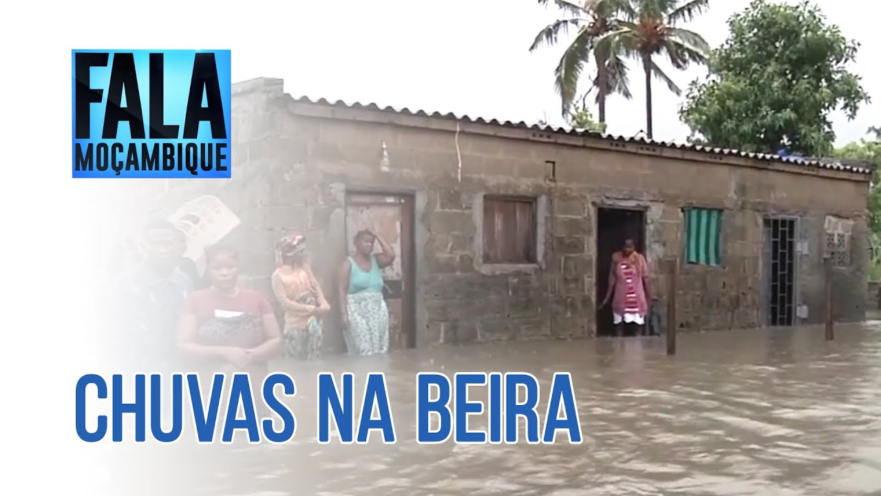 Na Beira, famílias com residências inundadas tiveram que passar a noite nas margens da EN6