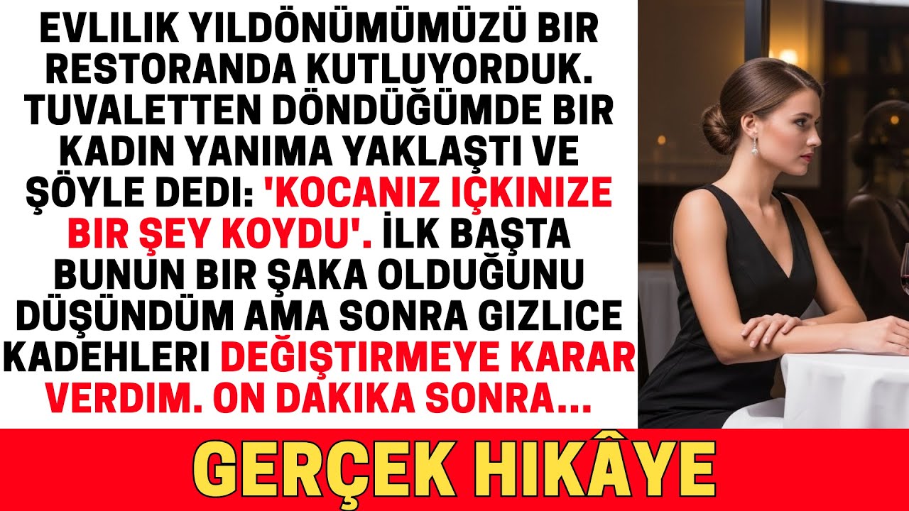 Evlilik yıldönümümüzde kocam gizlice şarap kadehime bir şey koydu, ben ise…