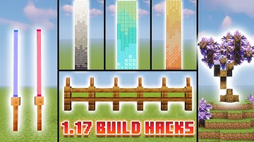 EPIC Build Hacks for Minecraft 1.17!
