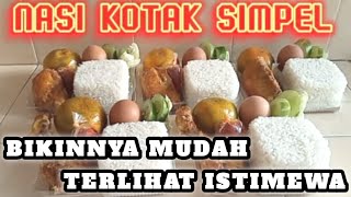 nasi berkat istimewa II cara buat nasi kotak simpel untuk kondangan