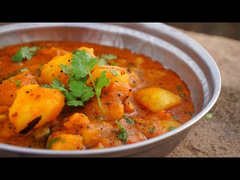 Delicious INDIAN CURRY With Rice Recipe | Traditional INDIAN LUNCH COOKING