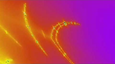 Perpendicular mandelbrot hidden treasure part 1 - Strange Julia set with trees