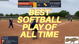 BEST SOFTBALL PLAY OF ALL TIME