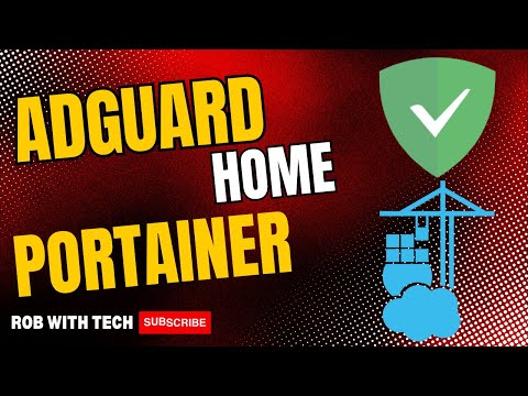 AdGuard Home docker container install with Portainer quick and easy guide.