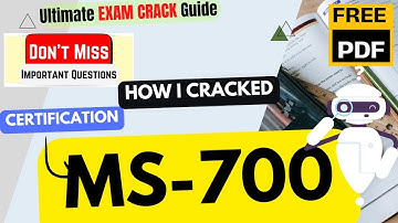 How I CRACKED MS-700 Exam in Just 4 Hours | Managing Microsoft Teams | Important Topics & Tips | PDF