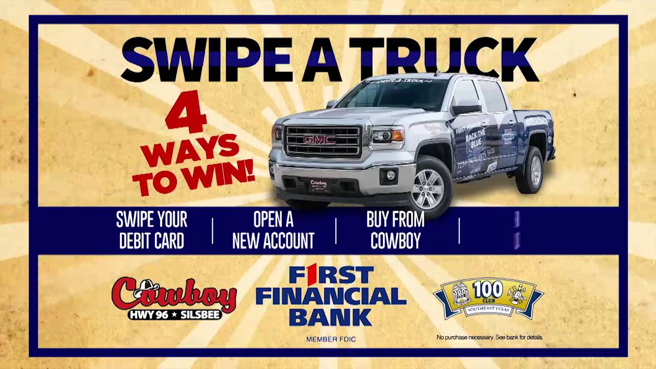 Swipe A Truck at Cowboy in Silsbee YouTube