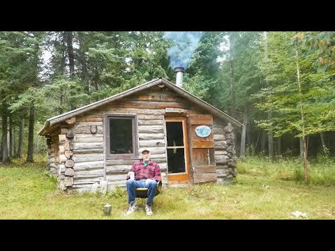 2 Years Alone Building an Off Grid Log Cabin in the Wilderness, Start to Finish
