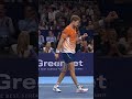 Too soft. Too good. 😮‍💨 Hanfmann Drop Volley | Tennis TV