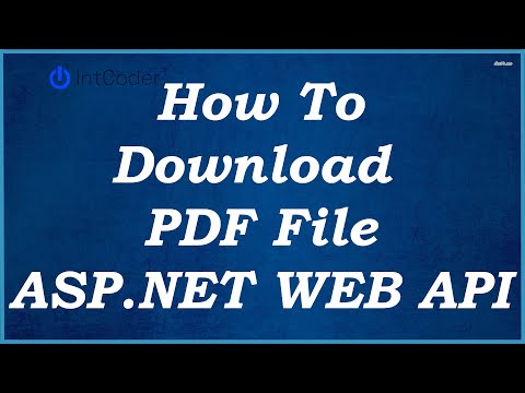 How To Download a PDF ASP.Net Web API