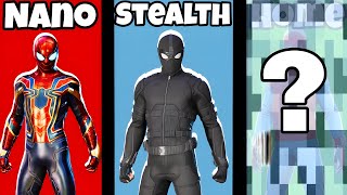 Every MCU Spider Suit Explained in 196 seconds!!