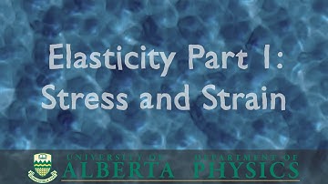 PHYS 146 Elasticity part 1: Stress and Strain