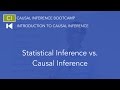 Statistical vs. Causal Inference: Causal Inference Bootcamp