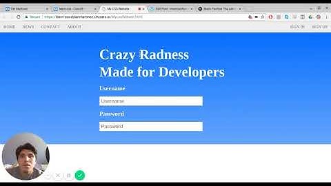 Creating a Form and Gradient From Udemy Devslopes Beginner Full Stack Web Development