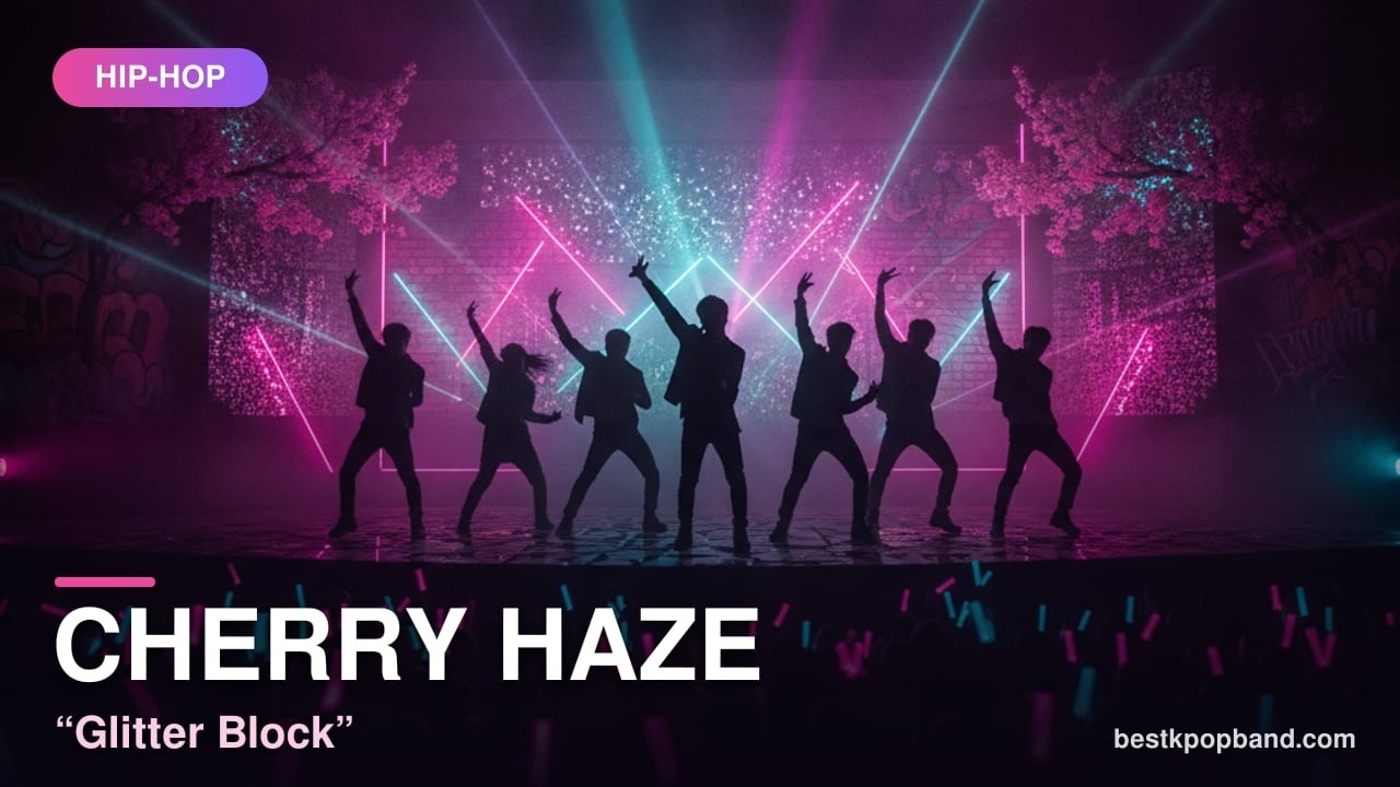 CHERRY HAZE — "Glitter Block" | AI K-Pop Band adlı videoyu YouTube'da izle CHERRY HAZE — "Glitter Block" | AI K-Pop Band adlı videoyu YouTube'da izle