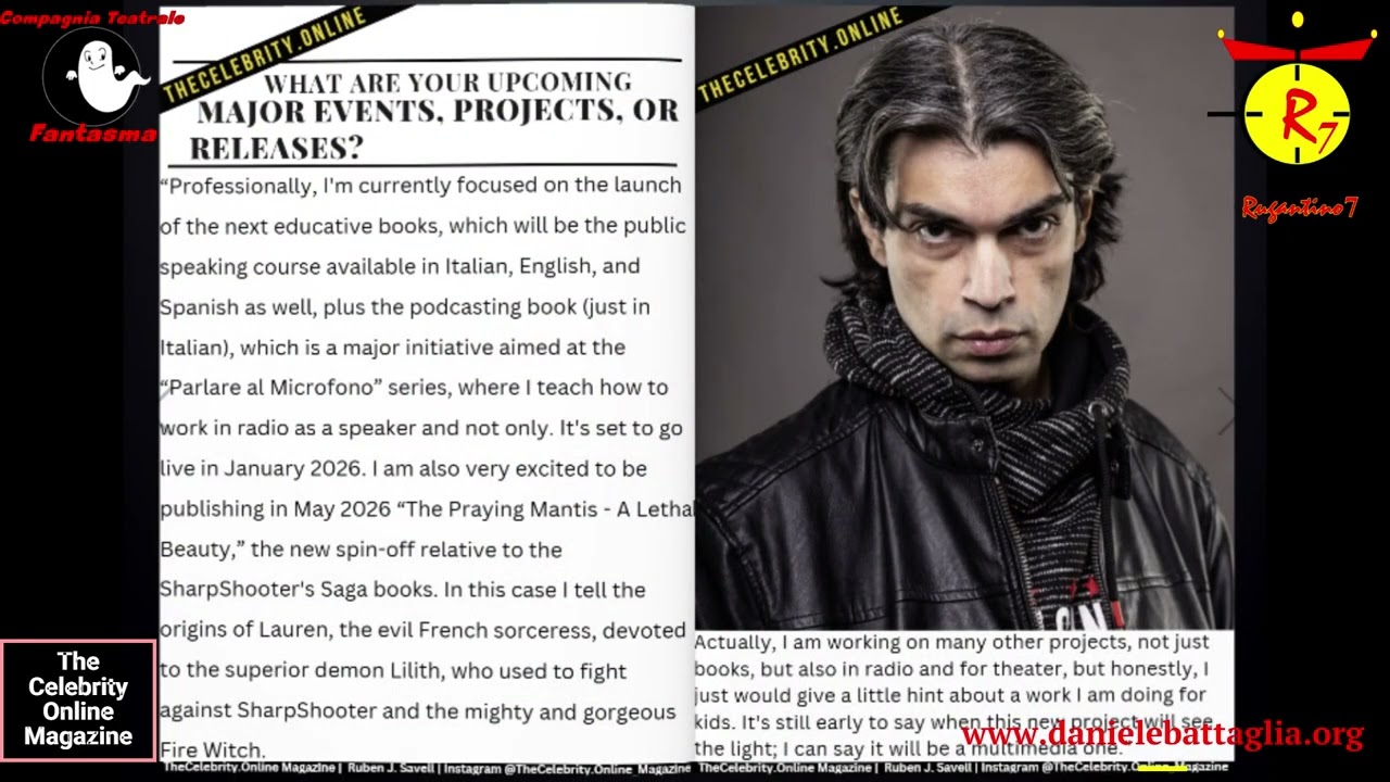 Daniele Antonio Battaglia - The Celebrity Online Magazine of September 2025