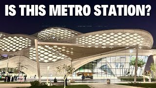 Inside Amazing KAFD Riyadh Metro Station-Futuristic design, features and complete tour-Saudi Arabia
