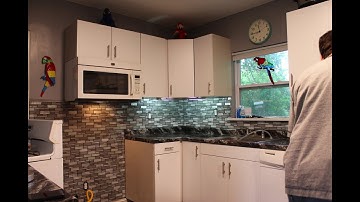 Time Lapse Video Installing my backsplash 1080p
