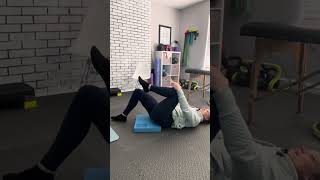 Low Backlumbar Paraspinals Stretch On Balance Pad