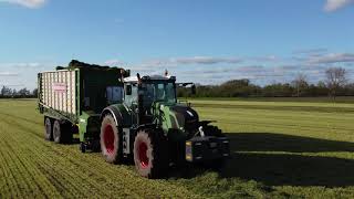Ackergras Ladewagen 2021 Fendt 828 Bergmann Shuttle 860