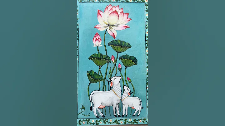 How to Make a Pichwai Painting | Step-by-Step Process | Traditional Indian Art 🪷