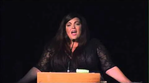 Tiffany Reese reading "We're Out of Coffee Creamer"