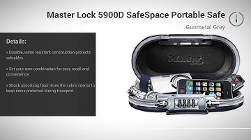 Master Lock 5900D SafeSpace Portable Safe