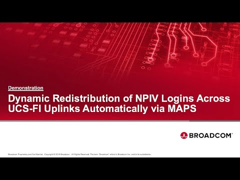 Dynamic Redistribution of NPIV logins with Cisco UCS and Brocade SAN - Automatically with MAPS