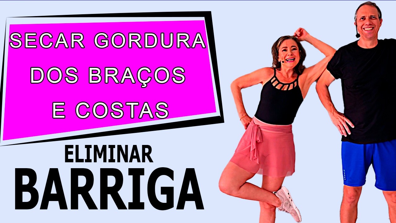 🔥 Secar Barriga e Acabar com Flacidez nos Braços e Costas - Vídeo 1020a