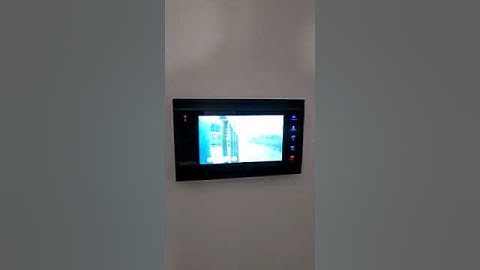 Test recording this Tmezon video doorphone intercom system