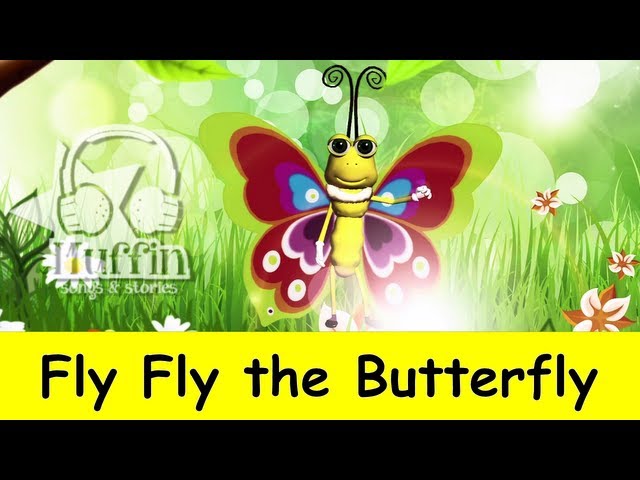 Fly Fly the Butterfly | Family Sing Along - Muffin Songs class=