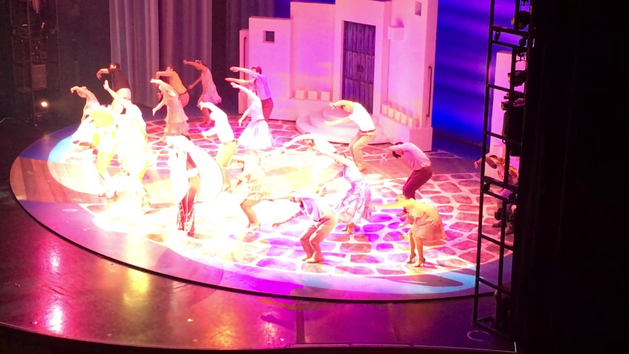 Mama Mia! show onboard Allure of the Seas