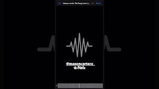 Masoncarterx - Wutangsnippet