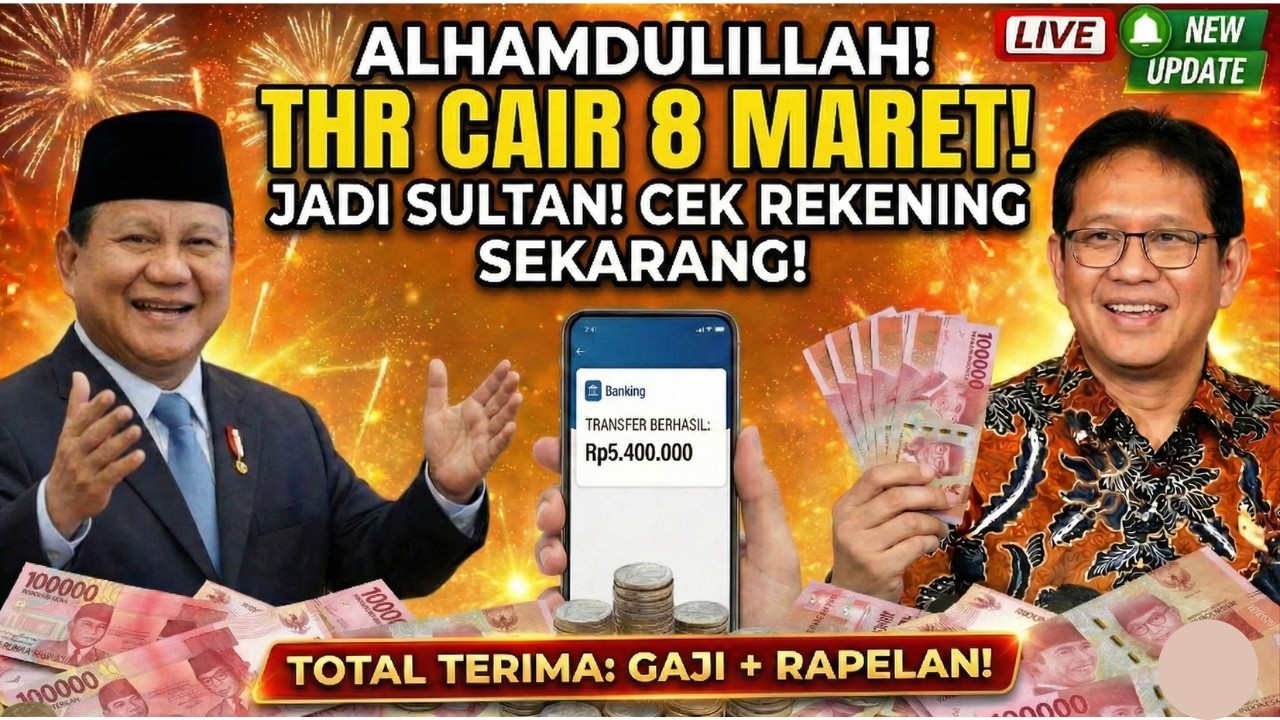💥 THR & RAPEL 2026 — Cair Sebelum Lebaran? Fakta Wajib Tahu ASN & Pensiunan! 📢