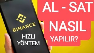 binance bitcoin alma satma nasıl yapılır binance btc nasıl alınır ethereum al sat nasıl yapılır izle