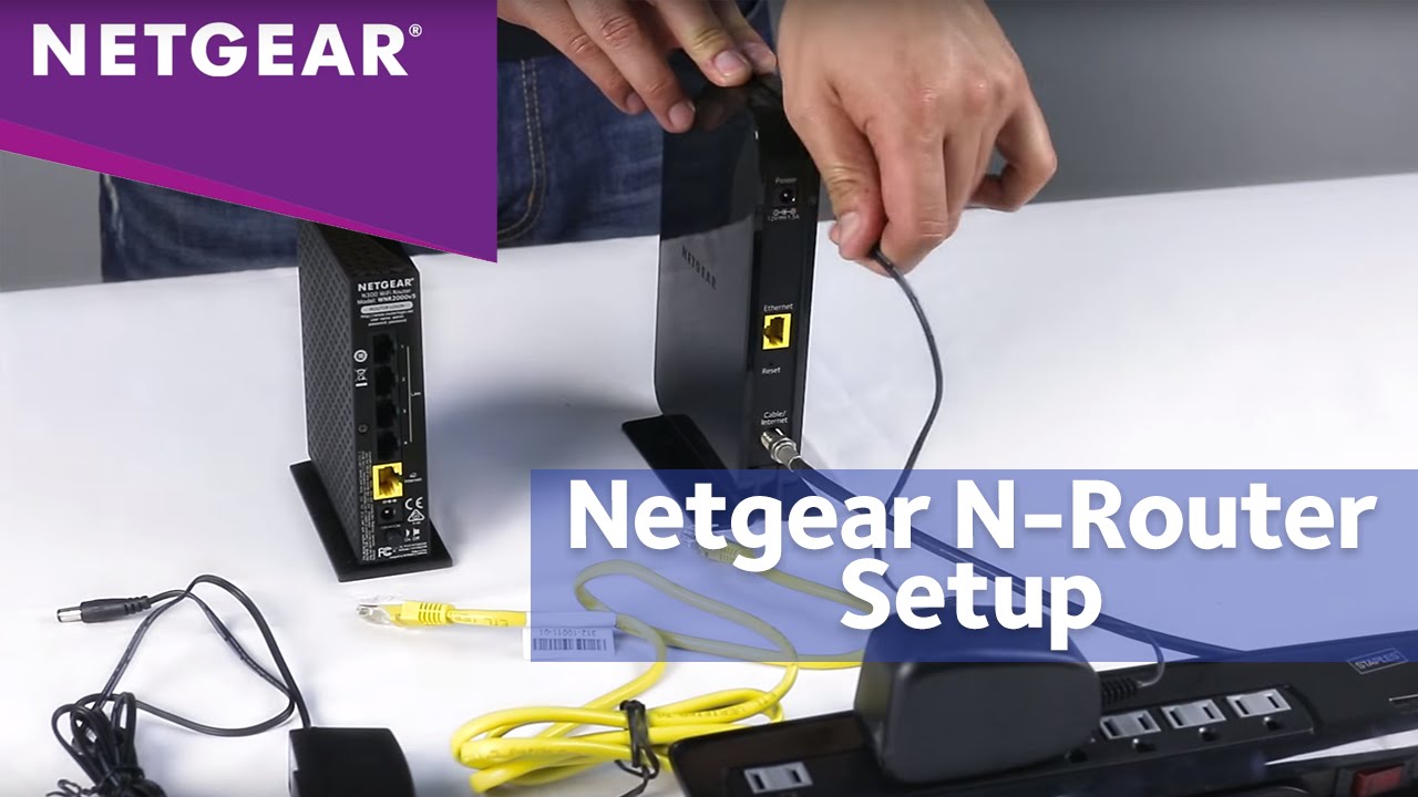 How to Install a NETGEAR Wireless N-Router with the Installation Assistant  - YouTube