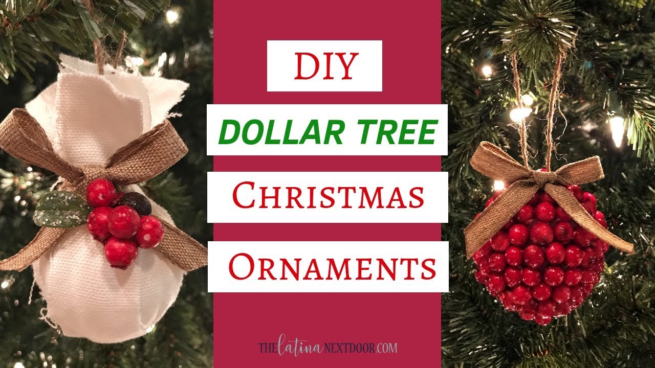  DIY  Dollar  Tree  Christmas  Ornaments  2019 Dollar  Tree  