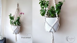 Makramee lillekiik/How to make a macrame plant hanger by Ilona Makramee 110 views 1 month ago 23 minutes