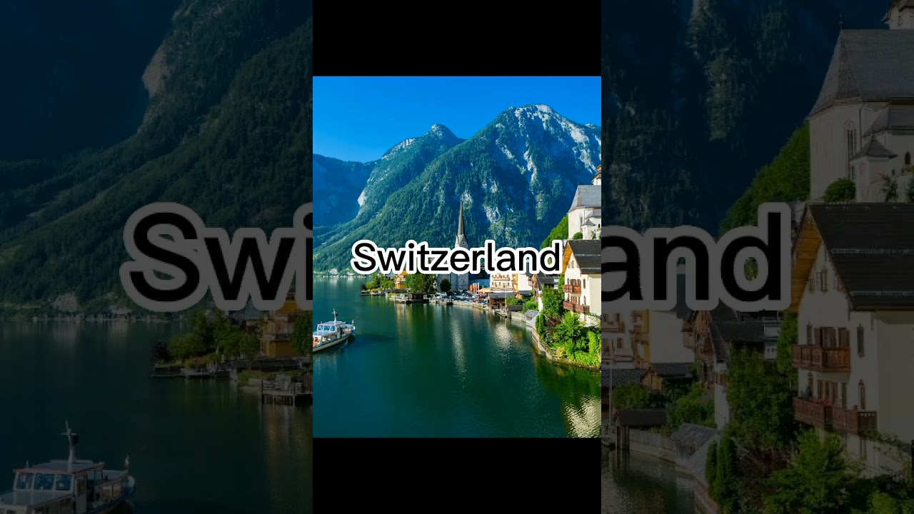 Top 3 beautiful countries in the world #1million #shorts