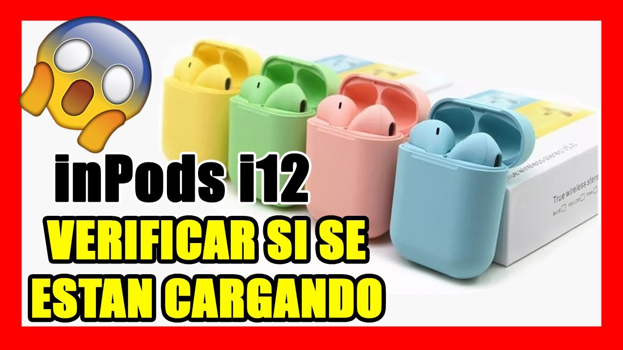 Cómo VERIFICAR si mis AUDIFONOS modelo i12 TWS se están CARGANDO  correctamente? - YouTube