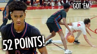 Alijah Arenas Dominates the Court 52Point Explosion with JawDropping Ankle Breaker!